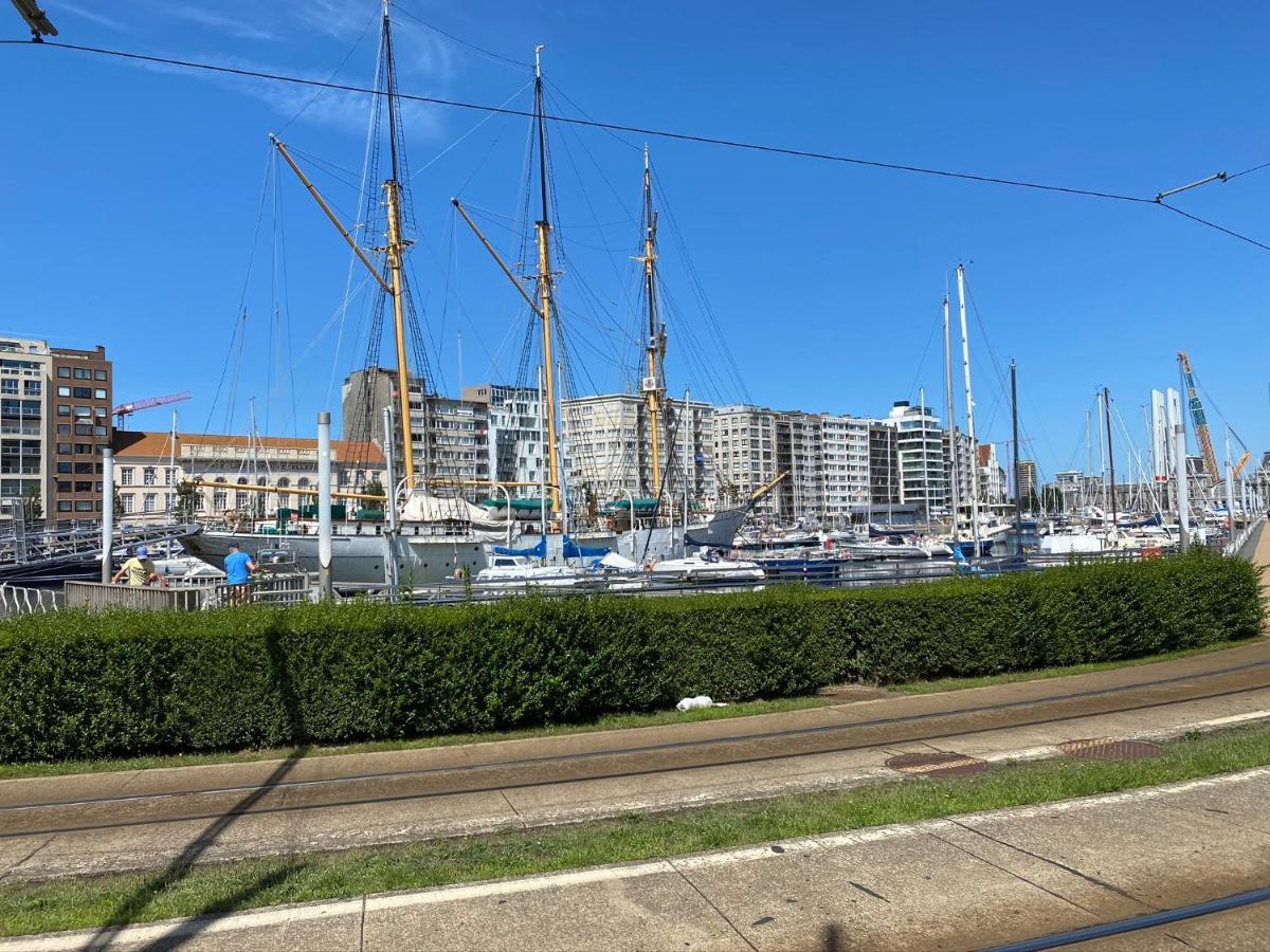 Panoramic View On Beach, Ships, Sea - Place To Be Oostende Bagian luar foto
